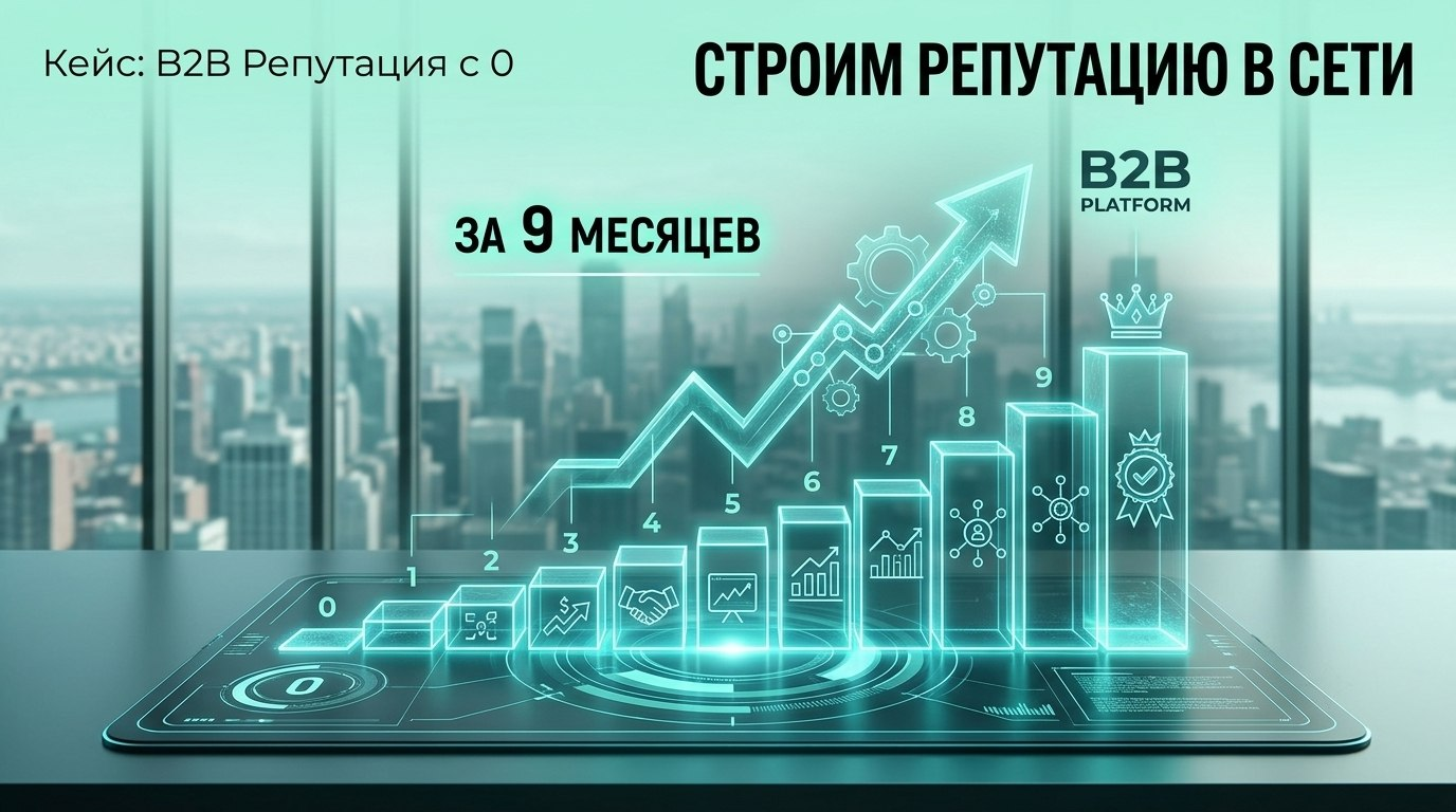 Как мы выстроили онлайн-репутацию с нуля для B2B-платформы за 9 месяцев